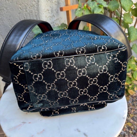 Gucci GG Marmont Velvet Backpack - Picture 12 of 15